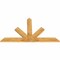 Ekena Millwork Saratoga Rough Sawn Timber Gable Bracket, Western Red Cedar, 72"W x 42"H x 2"D x 6"F, 14/12 Pitch GBW072X42X0206SAR00RWR - alternate 5